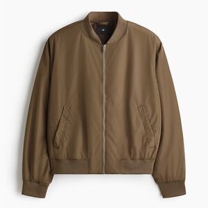 H&M Classic Tan Bomber Jacket size M men